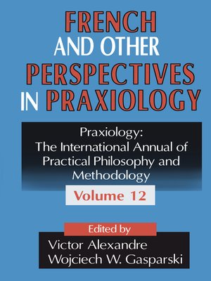 cover image of French and Other Perspectives in Praxiology